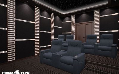 The Finest Home Theater Installation in The Woodlands
