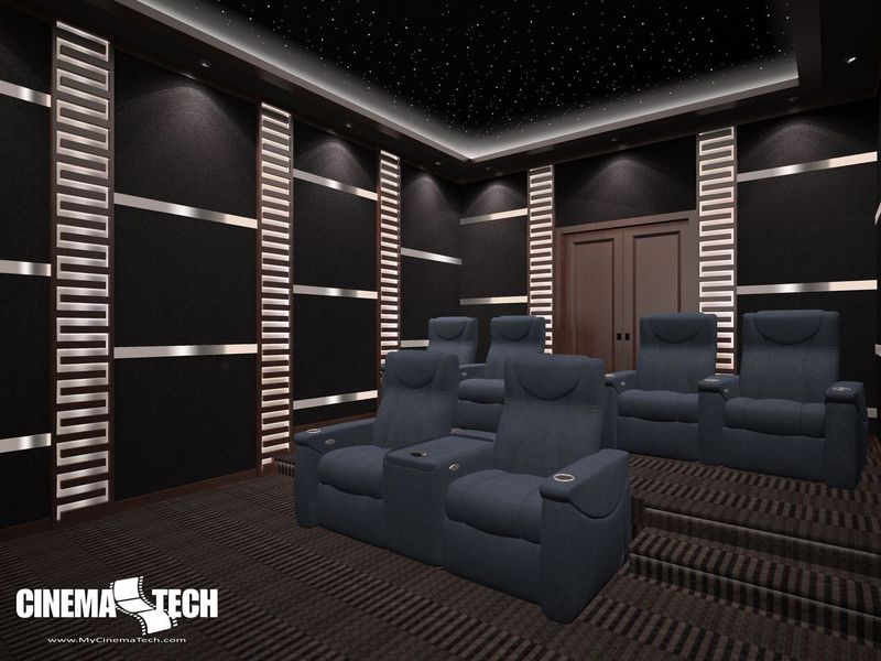 The Finest Home Theater Installation in The Woodlands